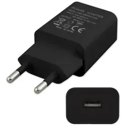 MasterLED USB Ladegerät Steckernetzteil 5V 1A DC Universal Netzadapter mit 1x USB Anschluss Schwarz