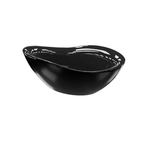 LAVITA Freistehende Badewanne Reus Black 1800 - Sanitäranlagen & Zubehör: Elegante, freistehende Badewanne mit antibakterieller Beschichtung für hygienisches Baden und optimalen Komfort.