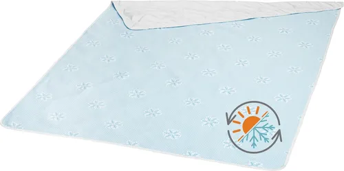 sleepling Cool Bettdecke 135 x 200 cm – kühlende Sommerdecke - Ultraleichte Sommerbettdecke mit spezieller Faserstruktur für angenehme Kühlung. Waschbar bis 40 Grad, ideal für warme Nächte oder als Ganzjahresdecke. Hochwertig in der EU produziert.