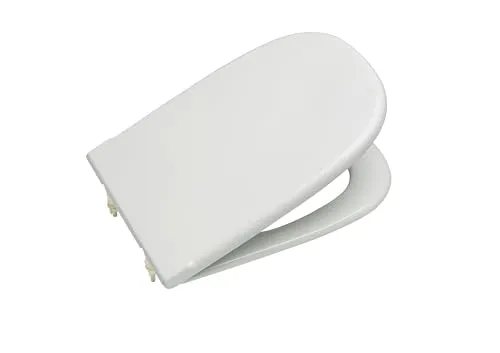 Roca Old Design Dama Ersatz-WC-Sitz - WC-Sitz in klassischem Design mit Standard-Stangenscharnier, robust und langlebig für höchste Qualität im Badezimmer.