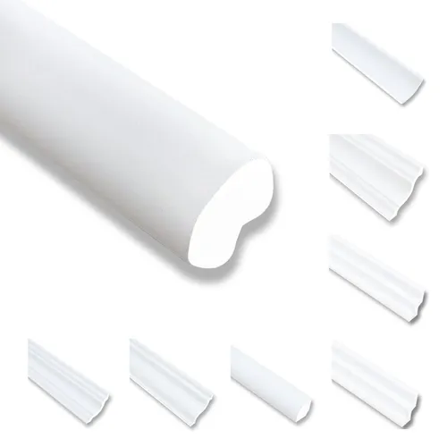 Meter Deckenleisten Styropor XPS 20 x 20 mm - Zierprofile für kreative Raumgestaltung - Gestalten Sie Ihr Zuhause neu mit unseren Styropor-Deckenleisten. Einfach zu montieren und ideal zum Überdecken von Tapeten. Perfekt für individuelle Raumakzente!