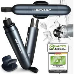 Dunlop Hammer Gurtschneider Notfallhammer Marken Notfall Hammer mit Testglas (1-St), Marken Notfall Hammer mit Testglas Emergency CarTool