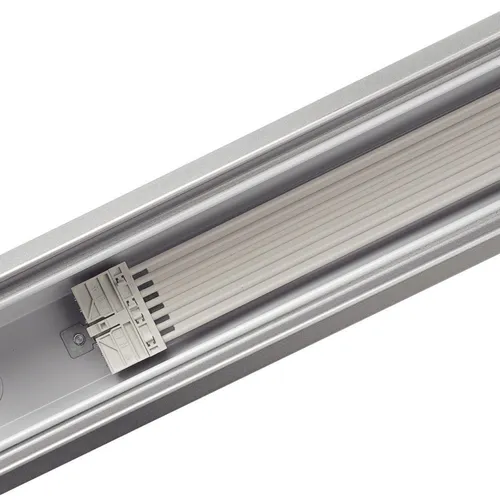 Philips Lighting Tragschiene 4MX056 581 7x2.5 SI - Tragschiene für Lichtbandsysteme, 58W Leistung, silberfarben, ideal für professionelle Beleuchtungslösungen mit einfachem Stecksystem.