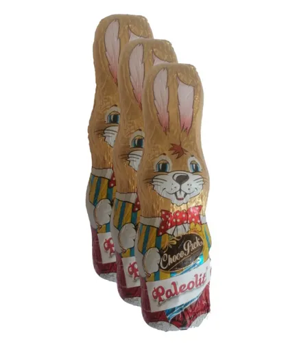 45g Zartbitter Schoko Osterhase Paleo Ohne Zuckerzusatz Glutenfrei Vegan 3 x