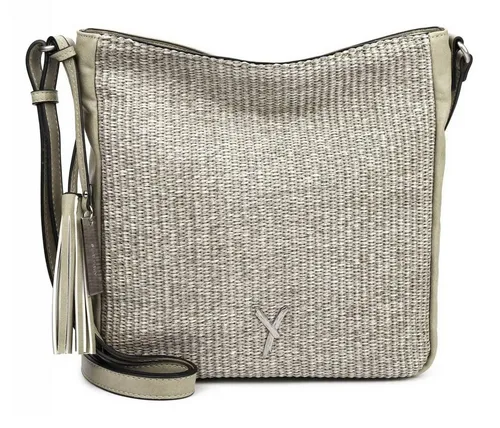 SURI FREY Schultertasche Cassy - Trendige Schultertasche mit gewebtem Design und geräumigem Hauptfach, ideal für den Alltag. Verstellbarer Schulterriemen für optimalen Tragekomfort.