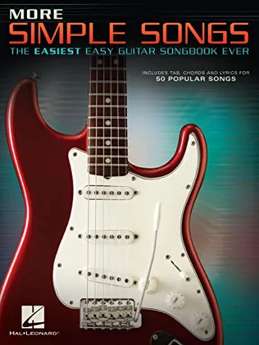 More Simple Songs: The Easiest Easy Guitar Songbook Ever - Noten für Musicals, ideal für Anfänger mit einfacher Tabulatur für leichtes Spielen beliebter Songs.