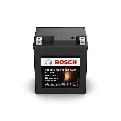 Batterie YTX7L-BS Versiegelt BOSCH FA101 für Suzuki Dr Se 200 - Batterie ohne Wartung mit 12V Spannung, ideal für Suzuki Dr Se 200 (1996-2006) und bietet zuverlässige Leistung für dein Fahrzeug.