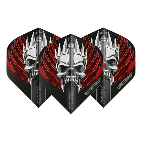Winmau Flights Prism Alpha Skull, Shape: Standard #2, extra Thick