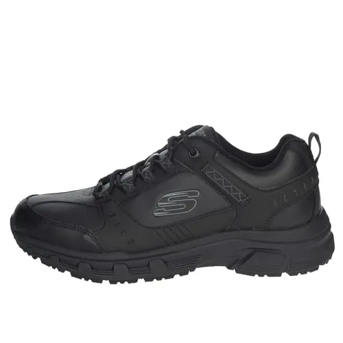 Skechers Oak Canyon Redwick Herren Trainer – Stylischer Sneaker aus Leder - Herren-Sneaker aus hochwertigem glattem Leder, ideal für lässige Outfits und hohen Tragekomfort.