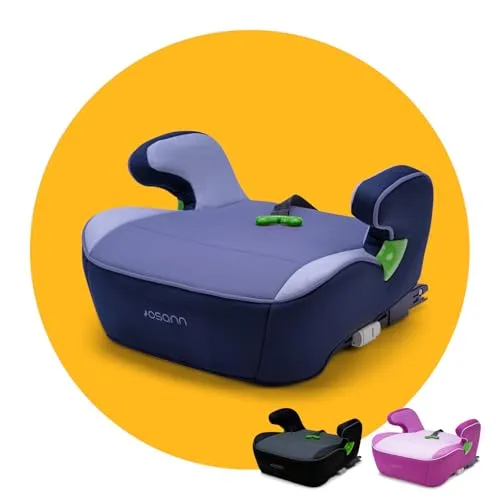 Osann Kindersitzerhöhung Junior Isofix Gurtfix i-Size - Kindersitzerhöhung für Autos, geeignet für Kinder von 7 bis 12 Jahren (126-150 cm). Mit Isofix-Befestigung für maximale Sicherheit und einfache Montage, waschbar bei 30 Grad.