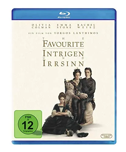 The Favourite,1 Blu-ray: Ausgezeichnet mit dem Golden Globe 2019 und Oscar 2019 für die Beste Hauptdarstellerin (Olivia Colman).Irland