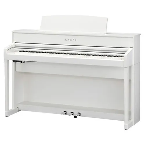 Kawai CA 701 W Digitalpiano Premium Weiß satiniert - Keyboards mit Grand Feel III Holztastatur und hochwertigen SK-EX Grand Piano Sounds für ein unvergleichliches Spielerlebnis.