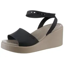 Crocs Damen Brooklyn Ankle Strap Wedge Sandale - Bequem und stilvoll - Wanderschuhe mit Ethylen-Vinylacetat Sohle, ideal für entspannte Spaziergänge und modische Looks.