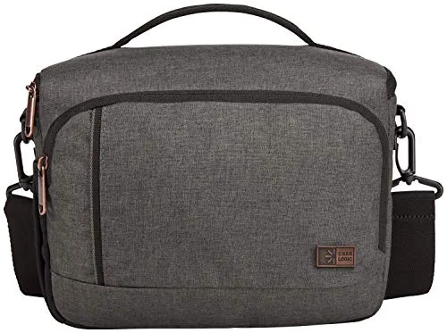 CASELOGIC Schultertasche Era CECS-103 Obsidian - Stylish und robust - Kamerataschen, ideal für Fotografen auf Reisen mit schützendem Design und viel Platz für Kamera und Zubehör.