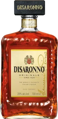 Disaronno Originale Likör 28% Vol. 0,7l - Likör & Kräuterschnaps, der beliebte Amaretto mit unverwechselbarem Geschmack und perfekt für Cocktails oder pur.