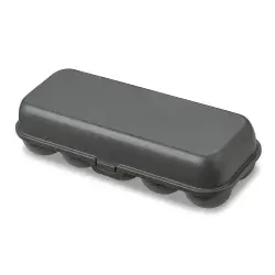 Koziol Eggs To Go Eierbox, 10er, ash grey - Die EGGS TO GO Eierbox bietet sicheren Transport für bis zu 10 Eier. Ideal für den Marktbesuch und umweltfreundlich, da sie Einwegverpackungen reduziert. Praktisch und stylish für jede Küche.