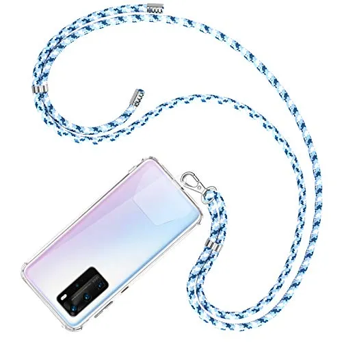 COCASES Universal Handyband zum umhängen, Schlüsselband Halsband zum Umhängen kompatibel mit meisten Smartphones（Mint Camo）