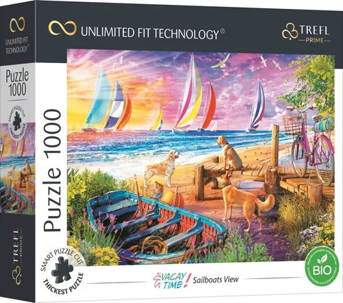 TREFL Puzzle UFT Vacay Time: Sailboat View 1000 Teile