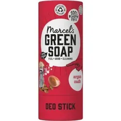 Marcel's Green Soap Deodorant Stick Vanilla & Cherryblossom 40g - Nachhaltiger Deo Stick in Papp-Hülle, neutralisiert unangenehme Düfte ohne Aluminium oder Alkohol – ideal für umweltbewusste Nutzer!