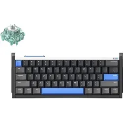 IQUNIX EZ60 HE Rapid Trigger-Gaming-Tastatur - Schwarz - Kompakte 60% Gaming-Tastatur mit 8K Hz Polling Rate und magnetischen Jade Pro Switches für präzise Auslösung und schnelle Reaktion, ideal für Gamer.