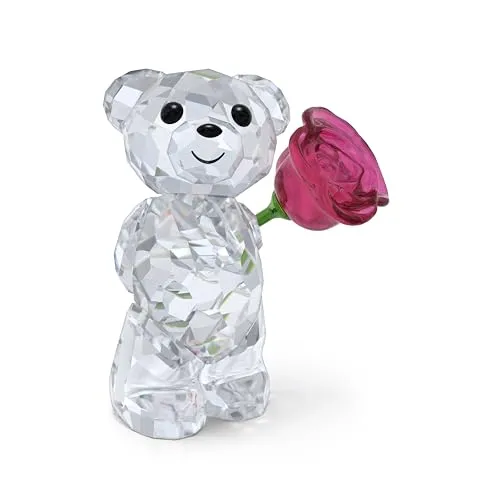 Swarovski Kris Bär – Eine Rose voller Liebe - Exklusiver Anhänger für Damen aus der Kris Bear Family, perfekt als Geschenk für besondere Anlässe und ein Symbol für ewige Liebe.
