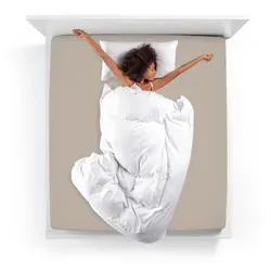 Formesse Bella-Donna Pure Spannbettlaken 120x190 - 120x220 cm | dune - beige