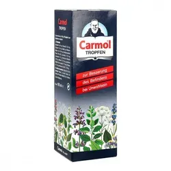 Carmol Tropfen 160 ML - Nahrungsergänzungsmittel zur Unterstützung der Verdauungsfunktion, traditionell angewendet und ideal bei Unwohlsein. Enthält 65 Vol.-% Alkohol.