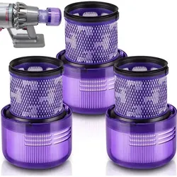 Waschbarer HEPA Filter für Dyson V12 Detect Slim Absolute - Hochwertiger Ersatzfilter für Dyson V12 Staubsauger, passend für verschiedene Modelle. Der waschbare HEPA Filter sorgt für eine effiziente Staubaufnahme und verlängert die Lebensdauer Ihres Geräts.