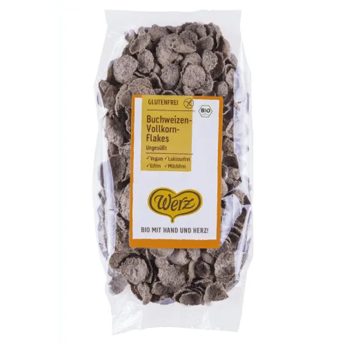 Bio Buchweizen Flakes ungesüßt 250g - Vielseitige Frühstücksflocken aus biologischem Buchweizen, ideal für eine gesunde Ernährung. Perfekt für Müsli oder als Zutat in Backwaren.