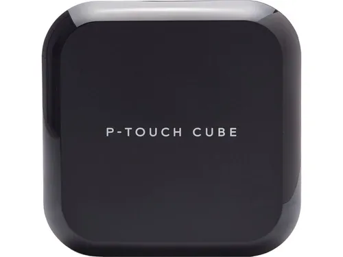Brother P-Touch Cube Plus PT-P710BT Etikettendrucker - Drucker für Thermotransferetiketten, kabellos über Bluetooth, bis zu 68 Etiketten/Min., ideal für Zuhause und Büro.