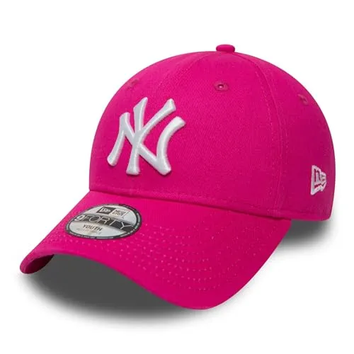 New Era KIDS 940 LEAGUE BASIC NEW YORK YANKEES - Hot Pink & White - Caps & Hüte, stylischer Look für junge Fans mit hochwertigem Material und bequemem Tragekomfort.