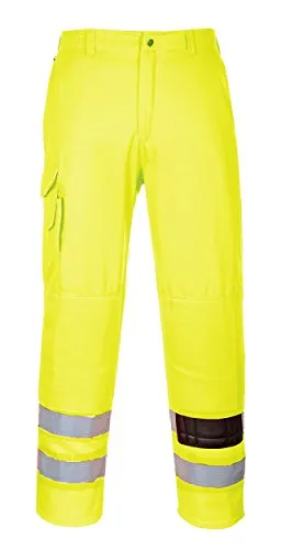 Portwest E046YERXXL Cargohose, hochsichtbar, Hosenlänge: Regulär, Gelb, Größe XXL