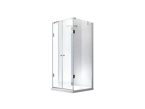 Glaszentrum Hagen Eckdusche Glaszentrum Hagen - 80x80x80x195 cm - Ares U-Duschkabine Dusche Duscha