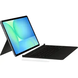 Samsung Book Cover Keyboard für Galaxy Tab S10 FE+, schwarz - Tastatur mit integriertem Trackpad für ein PC-ähnliches Erlebnis, schnell zugänglich durch Galaxy AI-Taste und praktischer S Pen Halterung.