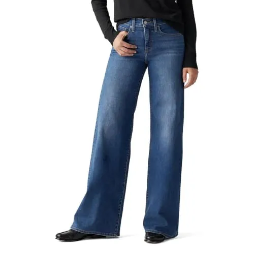 Weite Jeans LEVI'S "Jeans 318 SHAPING" Damen Gr. 30 - Bestseller Jeans in Größe 30 von Levi's®, figurschmeichelnd mit hohem Bund und weit geschnitten, ideal für lässige Freizeitlooks.