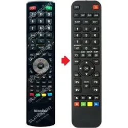 Ersatz Fernbedienung passend für Hisense ER-00016 / ER00016