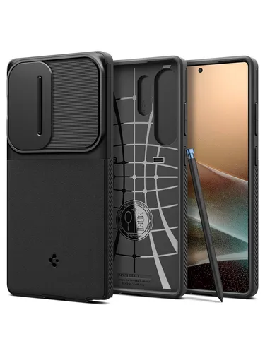 Spigen Optik Armor für Samsung Galaxy S25 Ultra - Schutz-Hülle für Samsung Galaxy S25 Ultra, bietet militärischen Schutz und ein schlankes Design für optimale Benutzererfahrung.