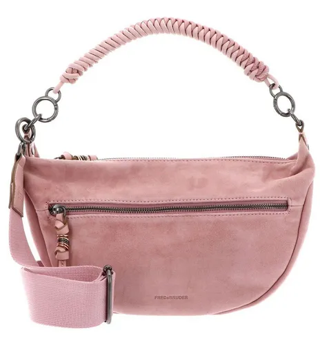 FREDsBRUDER Schultertasche Wild Wild Love - Stylische FREDsBRUDER Schultertasche in Velourslederoptik mit geräumigem Hauptfach und mehreren Tragemöglichkeiten – ideal für den Alltag.