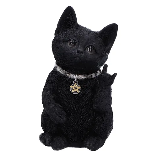 Nemesis Now Cat Figurine, Resin, Black, 16.5cm