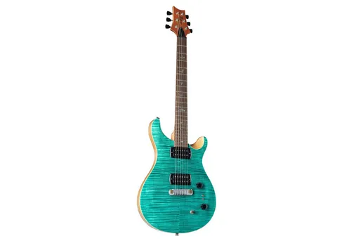PRS SE Paul's Guitar Turquoise E-Gitarre – Vielseitiger Klang - E-Gitarre aus der PRS SE Serie im transparenten Hochglanz-Finish. Mit zwei splitbaren Humbuckern und komfortablem "Wide Fat" Hals bietet sie erstklassige Spielbarkeit und Klangvielfalt für zahlreiche Musikstile.