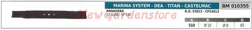 Ersatzklinge für Rasenmäher Tosaerba Tagliaerba MARINA SYSTEM GT 53SB - Hochwertige Ersatzklinge für präzises Mähen, langlebig und einfach zu montieren. Ideal für Rasenmäher-Zubehör.