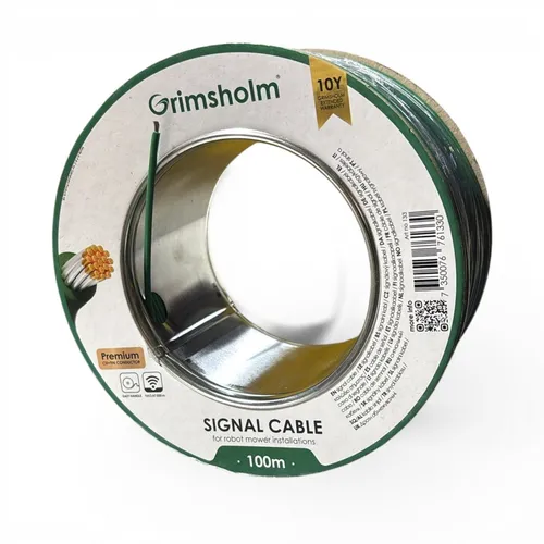 Grimsholm Kabel für Konturroboter Premium 100m - Zuverlässige elektrische Leitung - Hochwertiges 100m Kabel für Mähroboter, ideal für präzise Begrenzungen im Garten. Robuste Qualität für langlebige Nutzung und einfache Handhabung.
