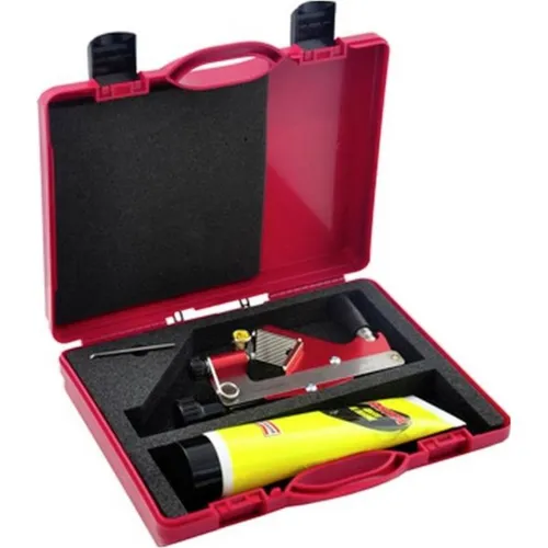 Intercable Tools Feldbegrenzungsschäler-Set 17220 - Steckdosen- & Schalterteile, vielseitiges Abisolierwerkzeug mit einstellbarer Kerbtiefe und austauschbaren Messern für präzise Ergebnisse.