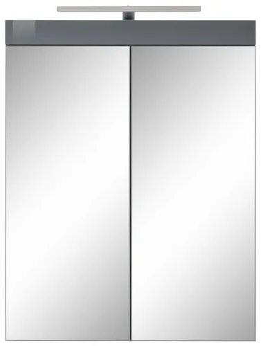 INOSIGN Spiegelschrank Avena Badezimmerschrank wahlweise mit LED-Beleuchtung - (B/T/H) 60/17/77 cm grau