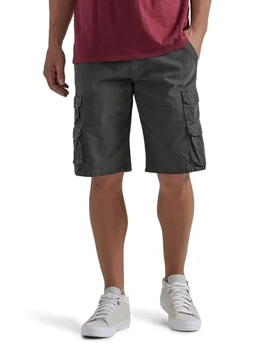 Wrangler Herren Premium Twill Short프리미엄 트윌 카고 반바지优质斜纹工装短裤pantalón Corto De Sarga De Alta Calidad.شورت قطني مري Cargo Shorts, Anthrazit Köper, 42 EU
