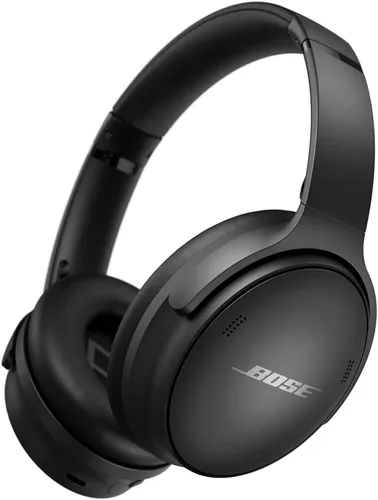 BOSE QuietComfort 45 - Over-ear Kopfhörer mit Noise-Cancelling - Kopfhörer mit aktiver Geräuschunterdrückung, ideal für ungestörtes Hören und perfekte Klangqualität. Genießen Sie kabellose Freiheit und Komfort in elegantem Schwarz.