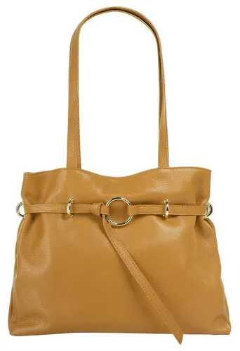 Henkeltasche SAMANTHA LOOK - Elegante Damenhandtasche aus Leder - Aktentaschen: Stilsicher durch den Alltag mit der eleganten Leder Handtasche von Samantha Look, Made in Italy. Das zweigeteilte Hauptfach bietet optimale Organisation für Ihre persönlichen Gegenstände.