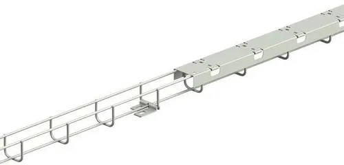 Cablofil Cm755001 G-Kr Txf35 Ez L=3M - Schwerlastgitterrinne für Kabelträger, elektrolytisch verzinkt, ideal für Maschinenzuführungen mit einer Länge von 3000 mm und einer robusten U-Form.