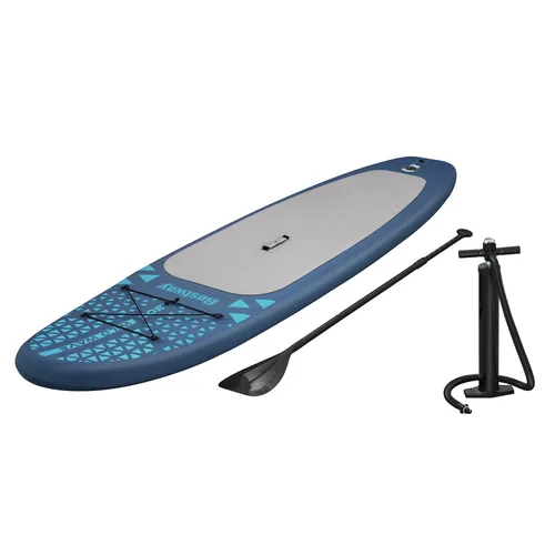 Bestway® Hydro Force® SUP Allround Board-Set Wildwave™ 305 x 76 cm - Erlebe Freiheit auf dem Wasser mit dem Bestway® Hydro Force® SUP Wildwave™! Ideal für Einsteiger, bietet es Stabilität, einen Anti-Rutsch-Belag und alles, was du für dein Abenteuer brauchst – transportfreundlich im Rucksack.