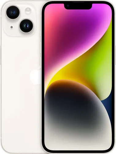 Apple iPhone 14 Plus 512GB Polarstern - Weiß - Handys ohne Vertrag mit überragender Batterielaufzeit und beeindruckenden Kamerafunktionen für atemberaubende Fotos bei wenig Licht.